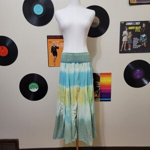 Reba | Tie-Dye Midi Skirt